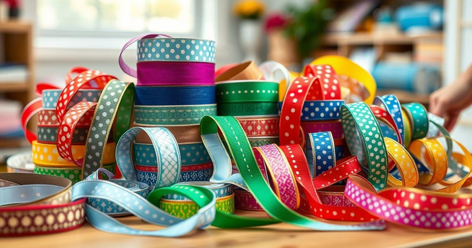 Ribbon misto 110x74 &eacute; ideal para suas artesanato e decora&ccedil;&atilde;o