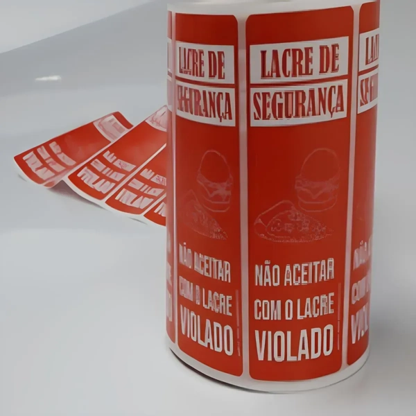 Etiquetas Adesivas Lacre de Segurança